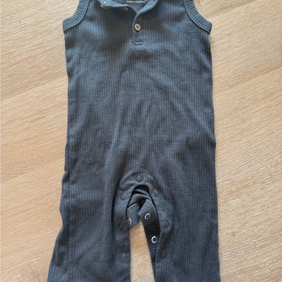 Carter's Other - Carter's Charcoal Baby Romper
